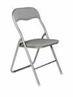 Chaise pliante Tweed gris en promo chez But Saint-Étienne-du-Rouvray à 19,99 €