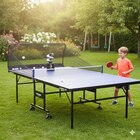 Set d'entrainement au ping-pong avec filet dans le catalogue Carrefour