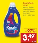 Aktuelles Waschmittel Angebot bei Netto Marken-Discount in Aachen ab 3,49 €