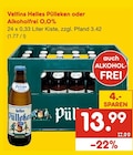 Aktuelles Helles Pülleken oder Alkoholfrei 0,0% Angebot bei Netto Marken-Discount in Langenhagen ab 13,99 €