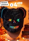 Masque masque fourrure ours en promo chez Gifi Masque masque fourrure ours dans le catalogue Gifi