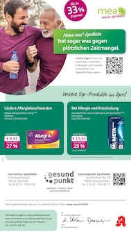 mea - meine apotheke Prospekt Unsere April-Angebote mit 4 Seiten