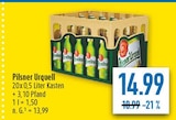 Aktuelles Pilsner Urquell Angebot bei diska in Erfurt ab 13,99 €