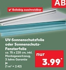 Aktuelle Gardinen Angebote bei Kaufland in Duisburg Aktuelles UV-Sonnenschutzfolie Angebot bei Kaufland in Duisburg ab 3,99 €