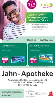 Aktueller mea - meine apotheke Prospekt (Germering, 4 Seiten zum blättern mea - meine apotheke Prospekt Unsere Juni-Angebote mit 4 Seiten