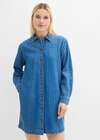 Jeanskleid Langarm mit Streifen Baumwolle in blau  , 100% Baumwolle von bonprix im aktuellen bonprix. Prospekt