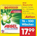 Waschmittel Angebote von Ariel bei Netto Marken-Discount Hof für 17,99 €