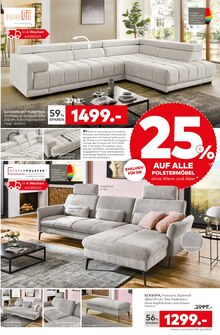 Sofa im porta Möbel Prospekt "BESSER GLEICH ZU PORTA" mit 12 Seiten (Potsdam)