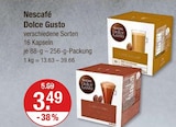 Dolce Gusto Angebote von Nescafé bei V-Markt Kaufbeuren für 3,49 €
