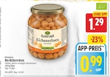 Bio-Kichererbsen von Alnatura für 0,99 € bei E center im Angebot Bio-Kichererbsen von Alnatura im aktuellen E center Prospekt