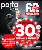 Aktueller porta Möbel Möbel & Einrichtung Prospekt in Versmold und Umgebung, "BLACK WEEK" mit 8 Seiten, 23.11.2025 - 29.11.2025