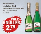 Secco oder Sekt von Faber im aktuellen V-Markt Prospekt für 2,79 €