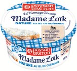 Le Fromage Fouetté Madame Loïk Nature au Sel de Guérande - PAYSAN BRETON en promo chez Colruyt Le Fromage Fouetté Madame Loïk Nature au Sel de Guérande - PAYSAN BRETON dans le catalogue Colruyt