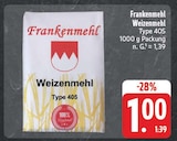 Weizenmehl im Angebot bei E center in Würzburg Weizenmehl Angebote von Frankenmehl bei E center Würzburg für 1,00 €