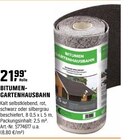 Aktuelles Bitumen-Gartenhausbahn Angebot bei OBI in Augsburg ab 21,99 €