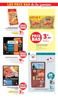 Promotion Pâtes Fraîches dans le prospectus Super U, valable du 27/01/2026 au 08/02/2026 Promo Pâtes Fraîches dans le catalogue Super U du moment à la page 9