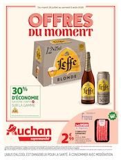 Prospectus Supermarchés Auchan Supermarché en cours à Andlau et alentours, "OFFRES DU MOMENT", 24 pages, 28/07/2026 - 08/08/2026 Catalogue Supermarchés Auchan Supermarché en cours à Andlau et alentours, "OFFRES DU MOMENT", 24 pages, 28/07/2026 - 08/08/2026
