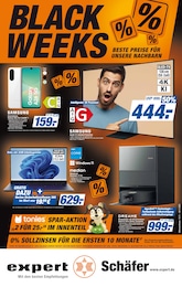 Aktueller expert Schäfer Elektromärkte Prospekt für Elz: BLACK WEEKS - BESTE PREISE FÜR UNSERE NACHBARN mit 8} Seiten, 14.11.2025 - 24.11.2025