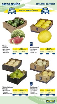 Obst im aktuellen METRO Prospekt (Essen) Obst im METRO Prospekt "Wochenangebote + Metro Markets" mit 26 Seiten (Essen)