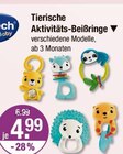 Tierische Aktivitäts-Beißringe im V-Markt Prospekt Tierische Aktivitäts-Beißringe von Vtech Baby im aktuellen V-Markt Prospekt für 4,99 €