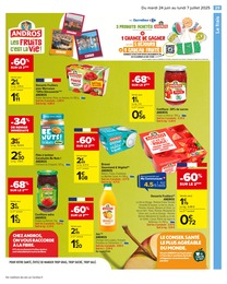 Prix et réduction Andros dans le prospectus Carrefour en cours Offre Andros dans le catalogue Carrefour du moment à la page 31