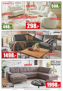 Sofa im aktuellen Möbel Mahler Siebenlehn Prospekt (Leipzig) Sofa im Möbel Mahler Siebenlehn Prospekt "MÖBEL ZUM SPARPREIS!" mit 16 Seiten (Leipzig)