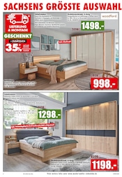 Schlafzimmer im Möbel Mahler Siebenlehn Prospekt in Freiberg Aktueller Möbel Mahler Siebenlehn Prospekt mit Schlafzimmer, "IHRE NR.1 IN SACHSEN", Seite 6