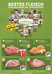 Schweinefleisch im aktuellen EDEKA Prospekt (Fürth) Schweinefleisch im EDEKA Prospekt "Wir lieben Lebensmittel!" mit 28 Seiten (Fürth)