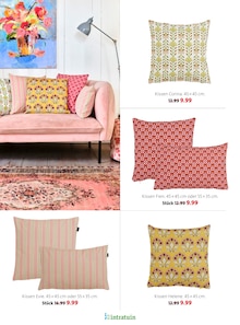 Kissen im Blumen Ostmann Prospekt "Bring Schwung in dein Zuhause" mit 29 Seiten (Oldenburg)