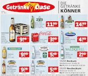 Aktueller Getränke Oase Prospekt mit Coca Cola, "Aktuelle Angebote", Seite 1