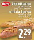 Zwiebebaguette im Angebot bei E center in Krefeld Zwiebebaguette Angebote von Harry bei E center Krefeld für 2,29 €