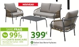 Salon bas Bora 4 places en promo chez Mr. Bricolage Carcassonne à 399,00 €