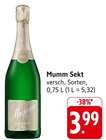Aktuelle Mumm Angebote bei E center in Reutlingen Aktuelles Sekt Angebot bei E center in Reutlingen ab 3,99 €