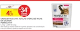 Croquettes chat adulte stérilisé riche en saumon - Perfect Fit en promo chez Intermarché Croquettes chat adulte stérilisé riche en saumon - Perfect Fit dans le catalogue Intermarché