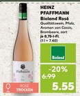 Bioland Rosé Angebote von HEINZ PFAFFMANN bei Kaufland Trier für 5,55 €