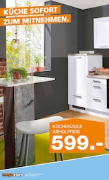 Küchenzeile im Segmüller Prospekt MODERNE KÜCHEN MEGA GÜNSTIG. auf S. 8