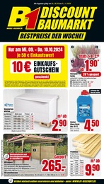 Sichtschutz Angebot im aktuellen B1 Discount Baumarkt Prospekt auf Seite 1