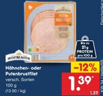 Hähnchen- oder Putenbrustfilet im Angebot bei Netto Marken-Discount in Rostock Hähnchen- oder Putenbrustfilet Angebote bei Netto Marken-Discount Rostock für 1,39 €