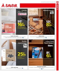 Prix et réduction Oreiller dans le prospectus Carrefour Market en cours Offre Oreiller dans le catalogue Carrefour Market du moment à la page 53