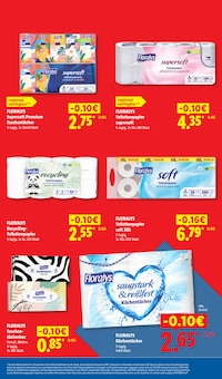 Toilettenpapier im aktuellen Lidl Prospekt (Frankfurt (Main)) Toilettenpapier im Lidl Prospekt "Der Preisführer macht Deutschland dauerhaft günstiger!" mit 38 Seiten (Frankfurt (Main))