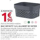 Promo Bac Infinity 1,4 l à 1,90 € dans le catalogue Mr. Bricolage à Bias