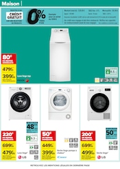 Lave-Linge Angebote im Prospekt "Carrefour" von Carrefour auf Seite 81