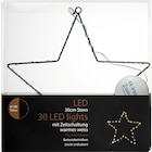 LED Metallstern warmweiß, schwarz (30 cm) bei dm-drogerie markt im Grevenbroich Prospekt für 6,95 €