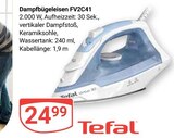 Dampfbügeleisen FV2C41 im Angebot bei GLOBUS in Wetzlar Dampfbügeleisen FV2C41 Angebote von Tefal bei GLOBUS Wetzlar für 24,99 €
