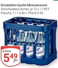 Aktuelles Mineralwasser Angebot bei GLOBUS in Wiesbaden ab 5,49 €
