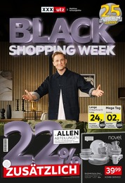 XXXLutz Möbelhäuser Prospekt für Neumünster mit 18 Seiten XXXLutz Möbelhäuser Prospekt für Neumünster: "BLACK SHOPPING WEEK", 18 Seiten, 20.11.2023 - 03.12.2023