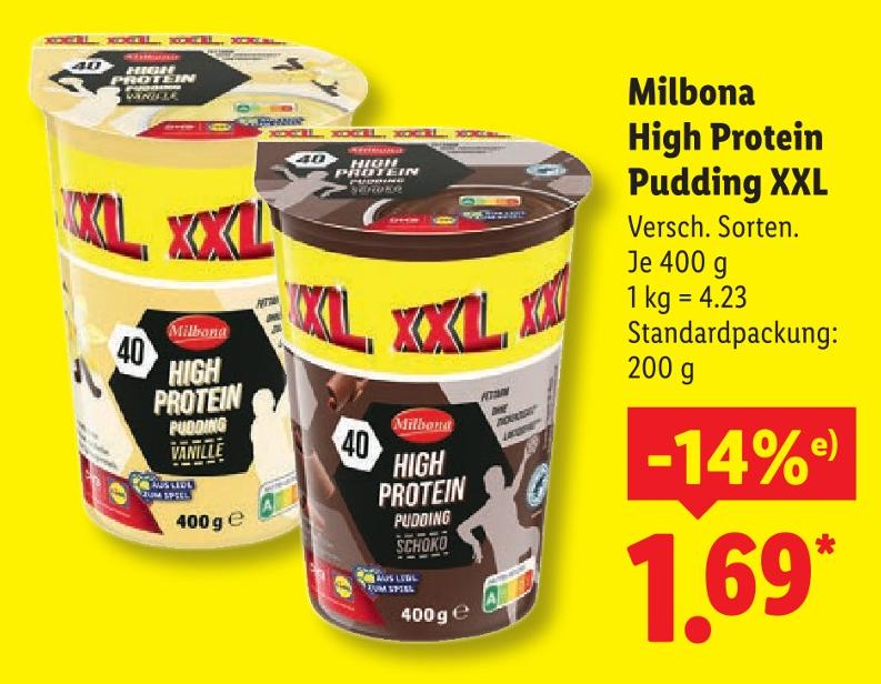High Protein Pudding XXL Vanille