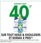 Promo 40% en Avantage Carte sur tout Head & Shoulders et Derma x Pro à  dans le catalogue Intermarché à La Chapelle-Saint-Mesmin