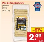 Aktuelle Bratwurst Angebote bei Netto Marken-Discount in Dresden Aktuelles Mini Geflügelbratwurst Angebot bei Netto Marken-Discount in Dresden ab 2,49 €