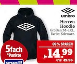 Herren Hoodie Angebote von umbro bei Marktkauf Fürth für 14,99 €